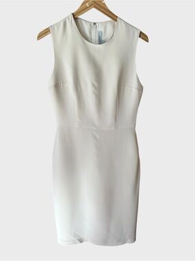 Morgane Le Fay cream 100-% silk Dress